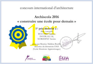 Lire la suite à propos de l’article Des étudiants de l’école nationale d’architecture remportent un concours international