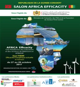 Lire la suite à propos de l’article « Africa Efficacity  » la 1ere Plateforme des industriels et du Secteur du Bâtiment en Afrique du 27 au 29 Octobre 2017