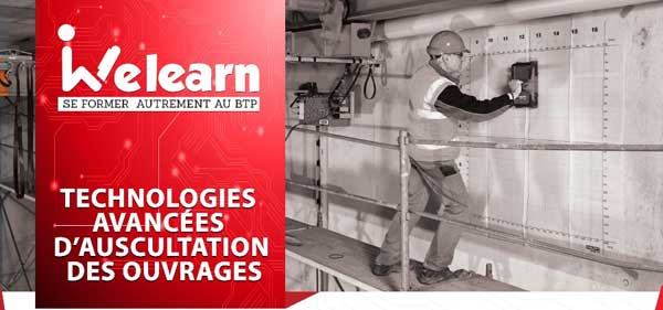 Lire la suite à propos de l’article Technologies avancées d’auscultation des ouvrages – Formation Welearn le 3 et 4 mai 2018