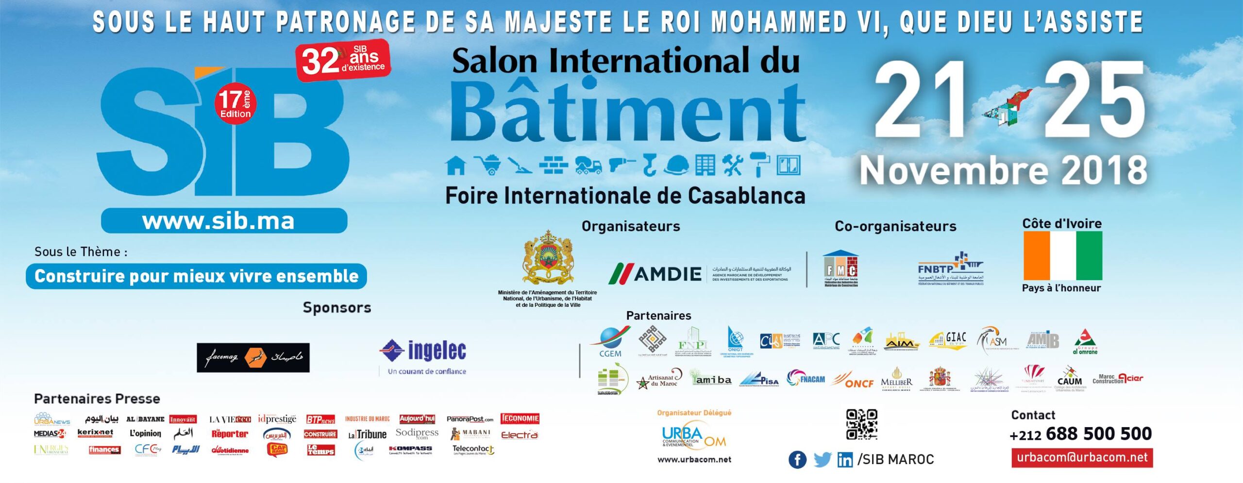 Lire la suite à propos de l’article Le Salon International du Bâtiment du 21 au 25 Novembre