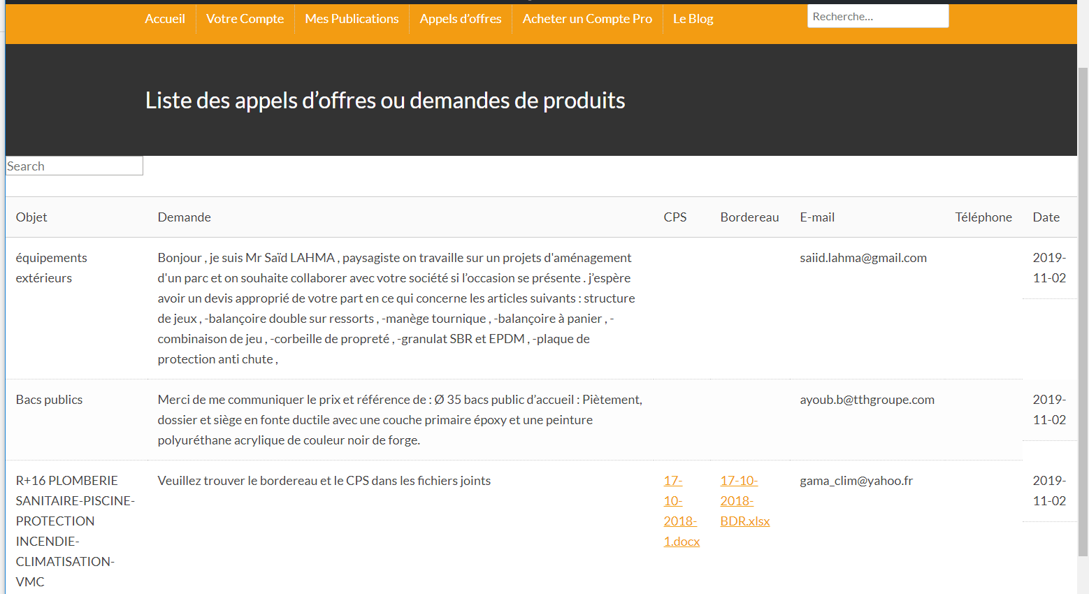 You are currently viewing Un service d'appel d'offres et de recherche de produits BTP sur www.mabani.pro