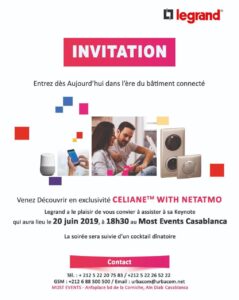 Lire la suite à propos de l’article Soirée de présentation de la solution domotique de LEGRAND : CELIANE par NETATMO