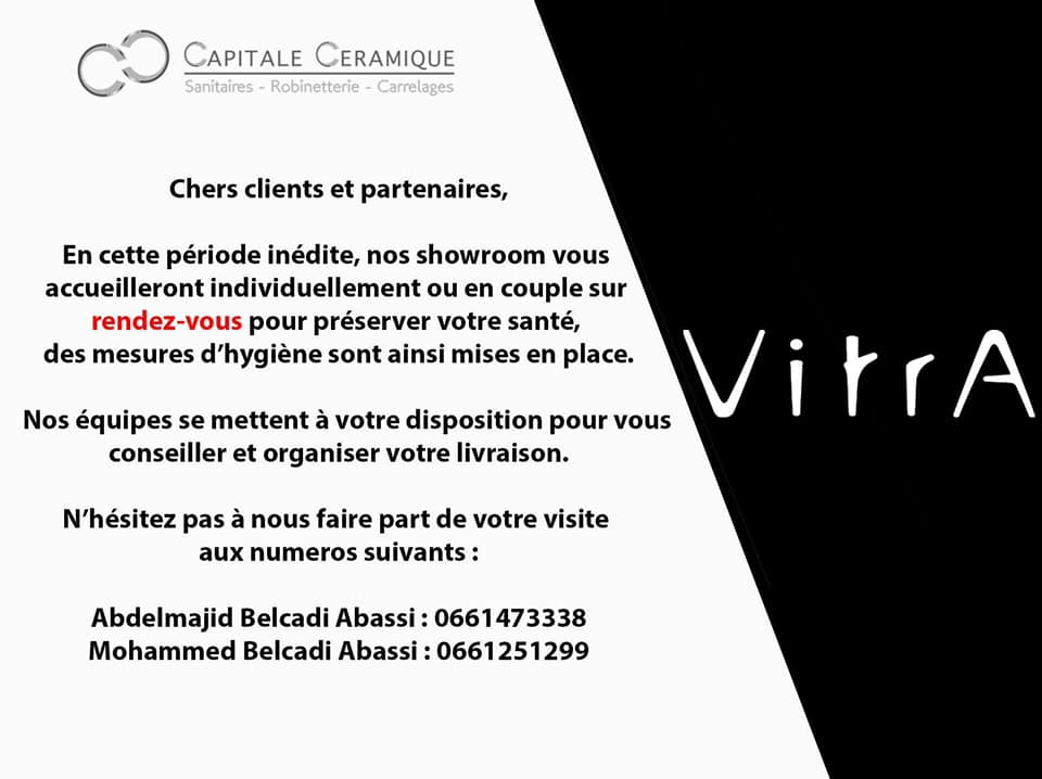 Lire la suite à propos de l’article CAPITALE CERAMIQUE s'adapte à la crise sanitaire
