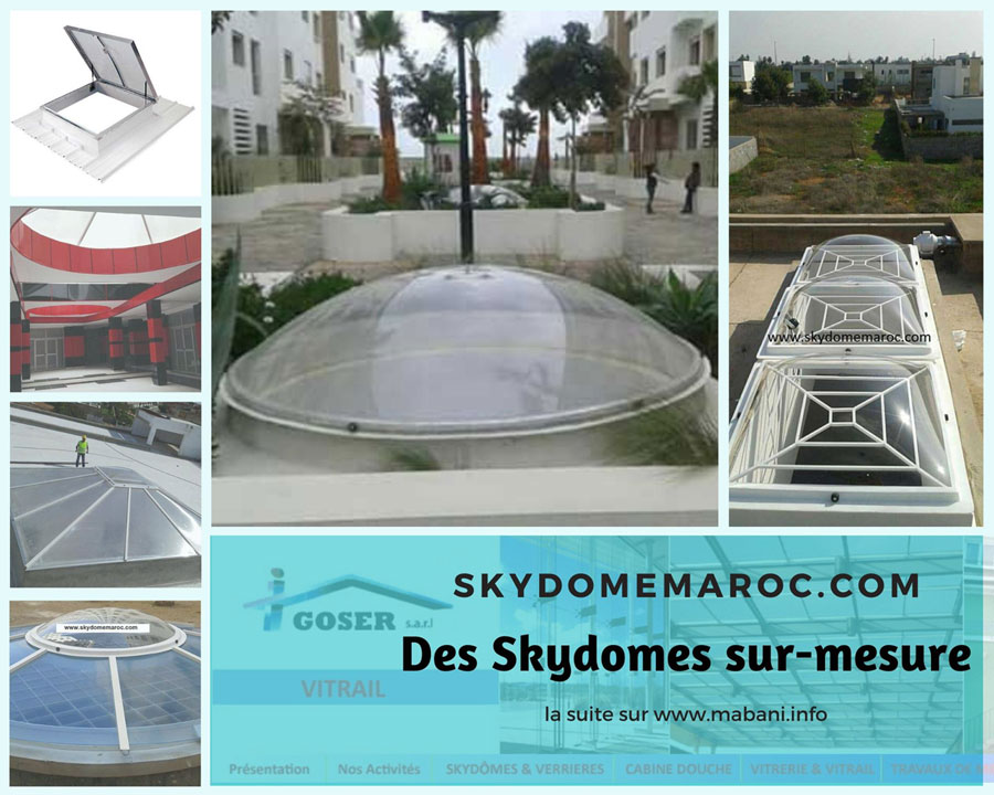 You are currently viewing SKYDOMEMAROC.COM : le site qui propose des exutoires, skydomes et verrières sur mesure