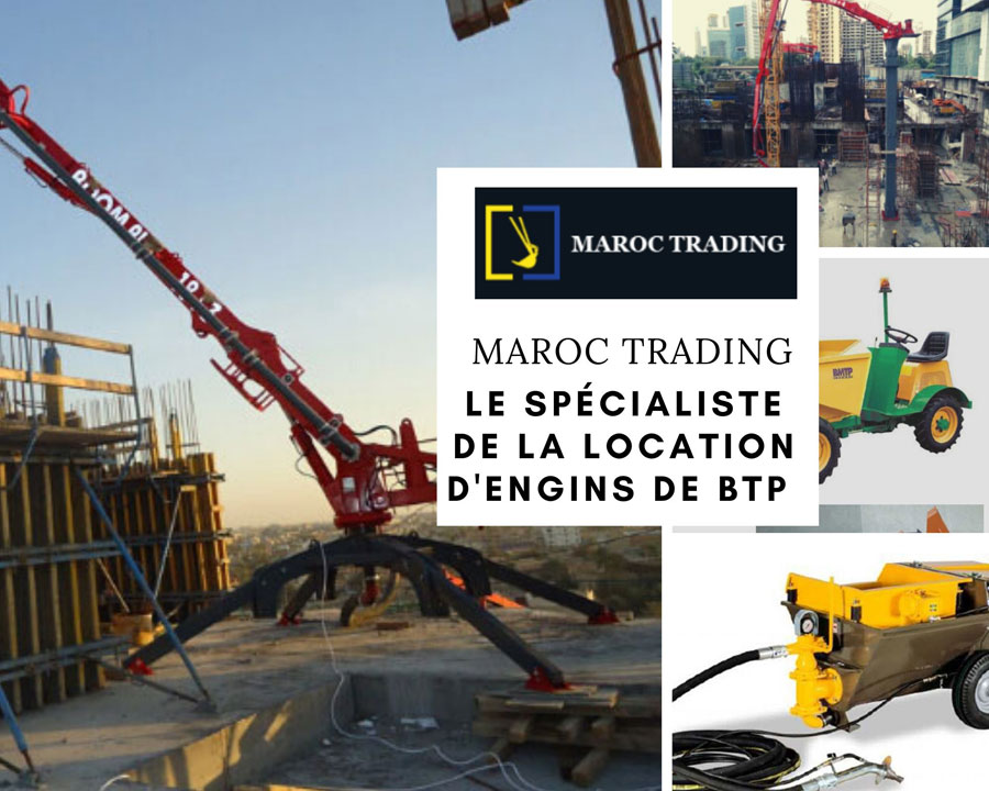 Lire la suite à propos de l’article MAROC TRADING : pompes à béton et engins de BTP pour booster votre chantier !