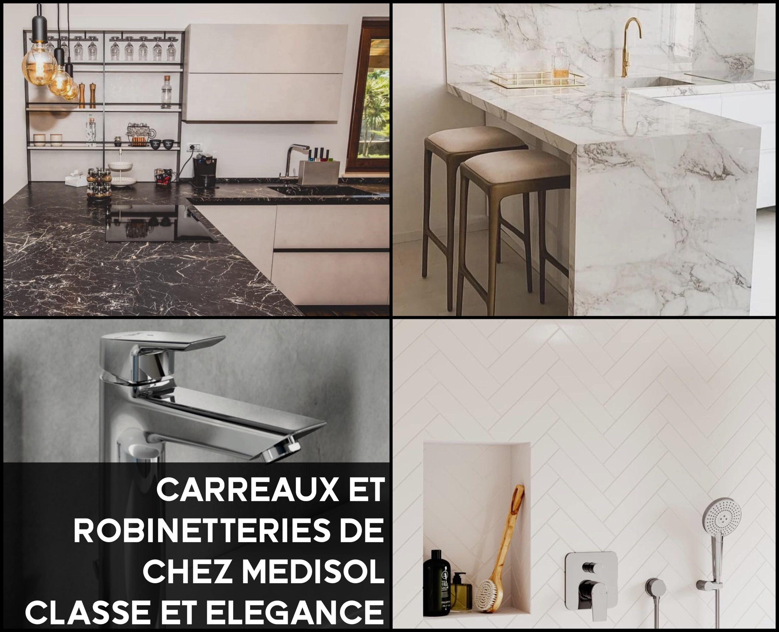 Lire la suite à propos de l’article Carreaux et robinetteries de chez MEDISOL : Classe et élégance !