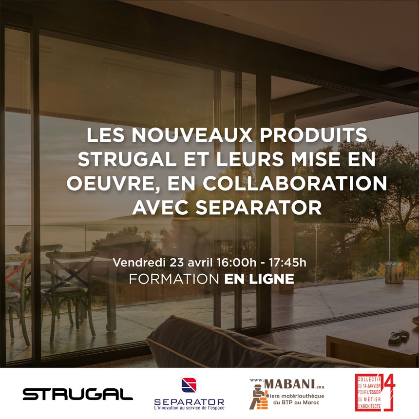 Lire la suite à propos de l’article STRUGAL lance une série de formation pour les architectes