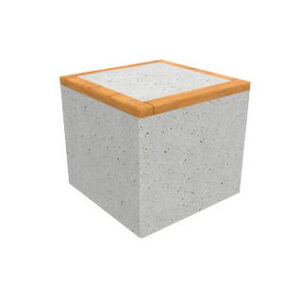 Pouf AKLIWOOD 550x550H450