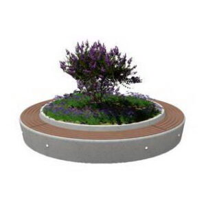 Banc Jardinière ASSA ronde Lit AB D3000