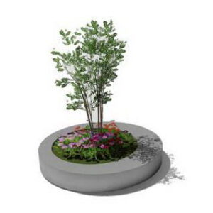 Banc Jardiniere ROUND D3000