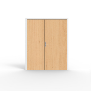 Porte battante coupe feu 60minutes imitation bois