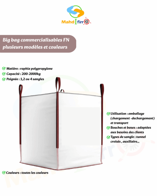 Big bag commercialisables FN plusieurs modèles et couleurs