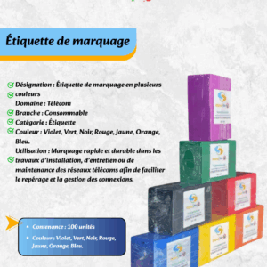 Étiquette de marquage