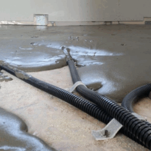 Chape ou forme de pente en béton cellulaire – chapes liquides-