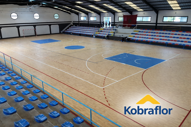 Sol Sportif Vinyle pour salle omnisports