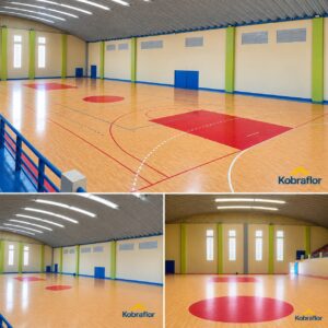Sol sportif au Maroc – Kobraflor | Revêtement pour salles omnisports, gymnases et salles couvertes